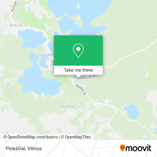 Карта Plokščiai
