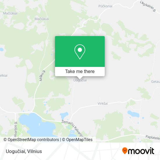 Карта Uogučiai