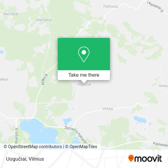 Карта Uogučiai
