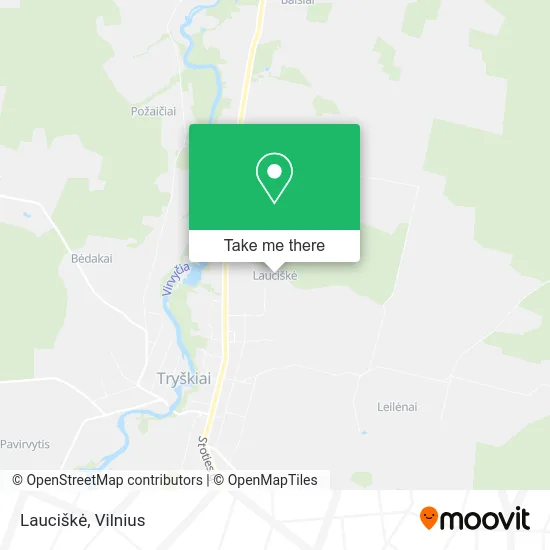 Карта Lauciškė