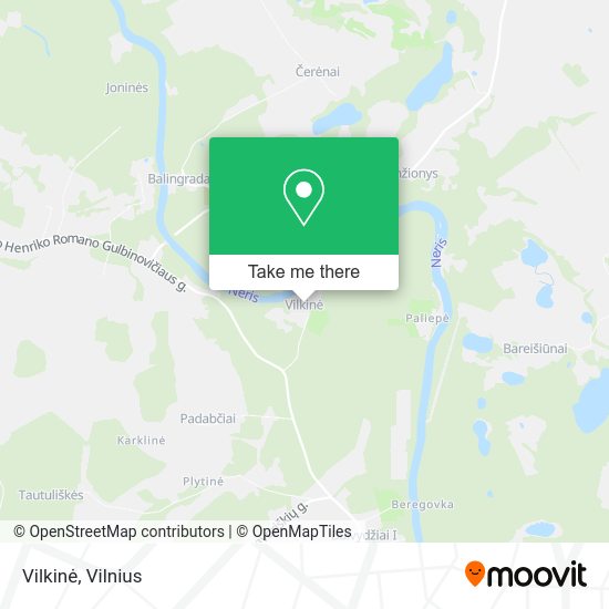 Карта Vilkinė