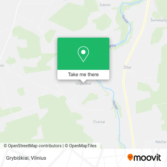 Карта Grybiškiai