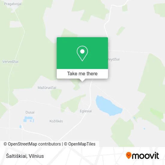 Карта Šaltiškiai