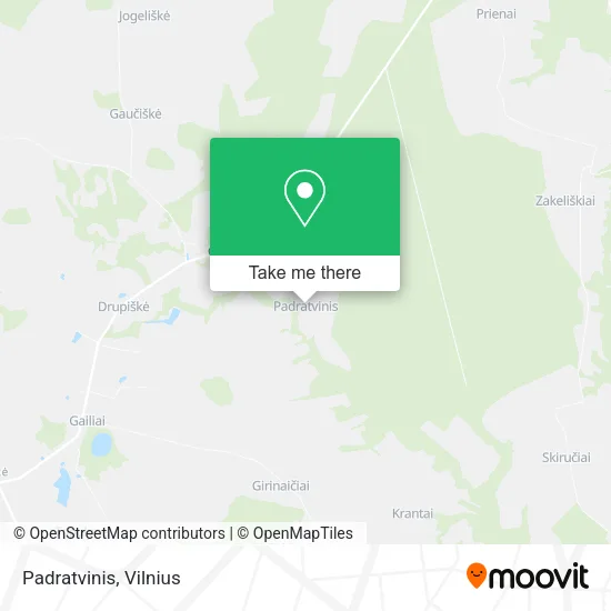 Карта Padratvinis