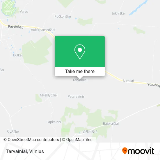 Карта Tarvainiai
