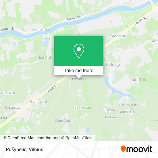Карта Pušynėlis