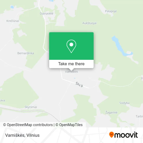 Карта Varniškės