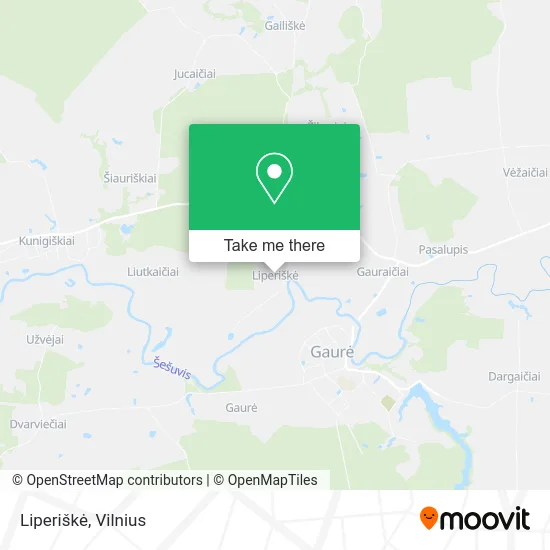 Карта Liperiškė