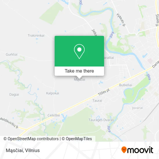 Карта Mąsčiai