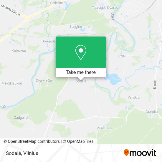 Sodalė map