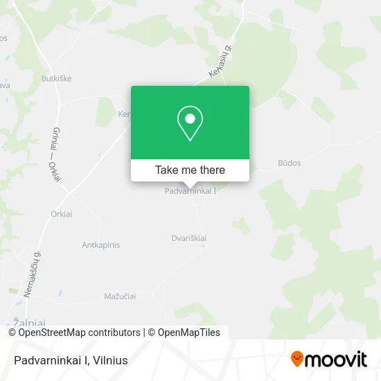 Карта Padvarninkai I