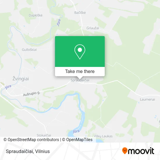 Карта Spraudaičiai