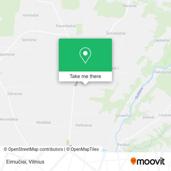 Карта Eimučiai