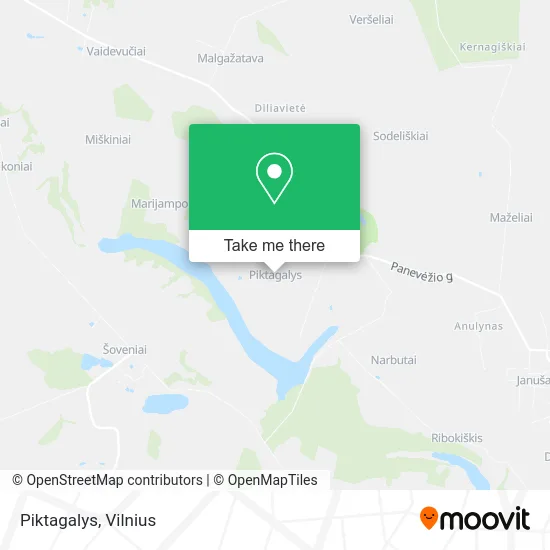 Карта Piktagalys