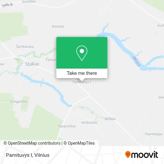 Pamituvys I map