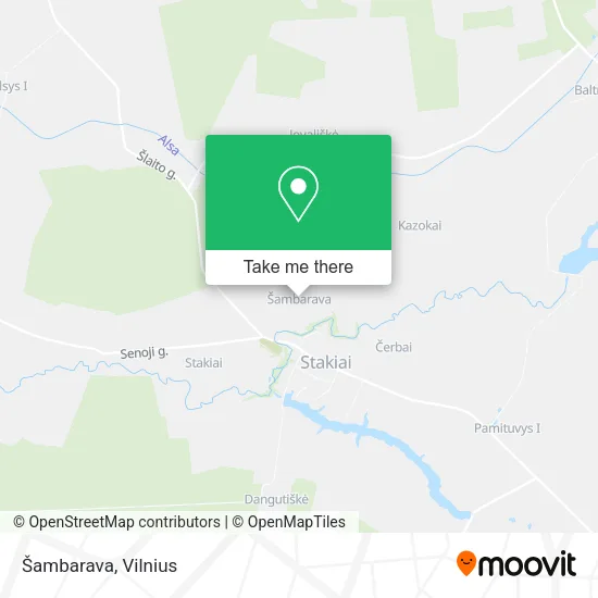 Карта Šambarava