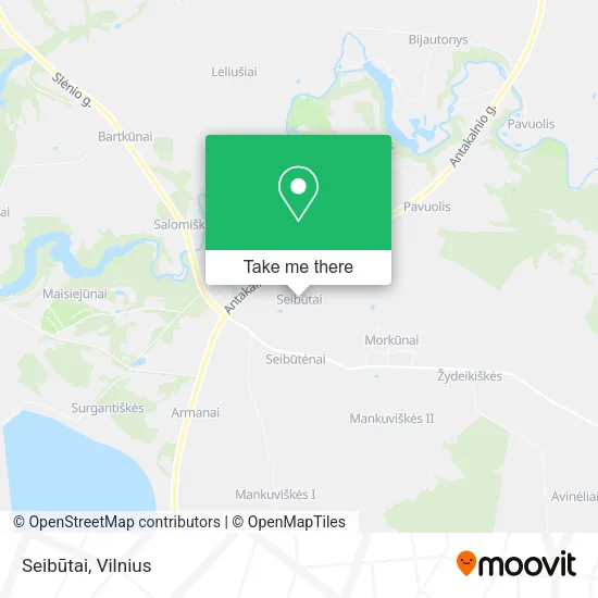 Карта Seibūtai