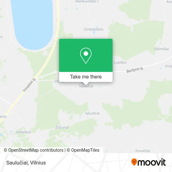 Карта Saulučiai