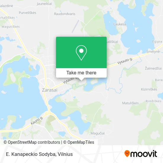 Карта E. Kanapeckio Sodyba