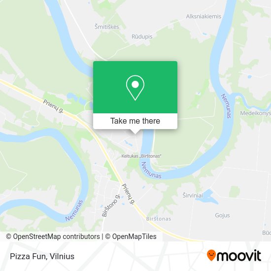 Карта Pizza Fun