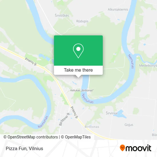 Карта Pizza Fun