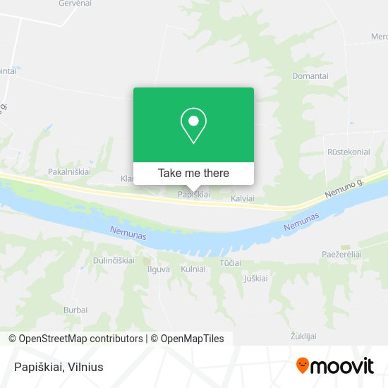 Карта Papiškiai