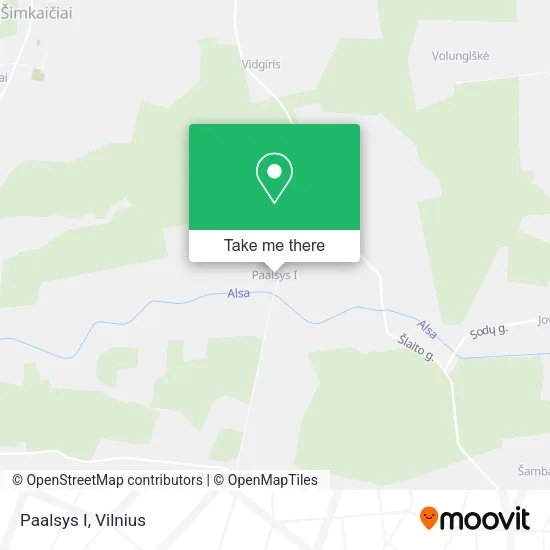 Карта Paalsys I