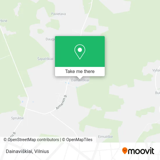 Карта Dainaviškiai