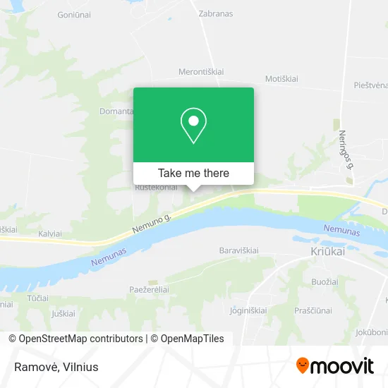 Карта Ramovė