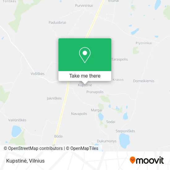 Карта Kupstinė