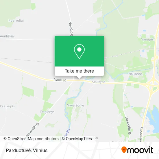 Карта Parduotuvė