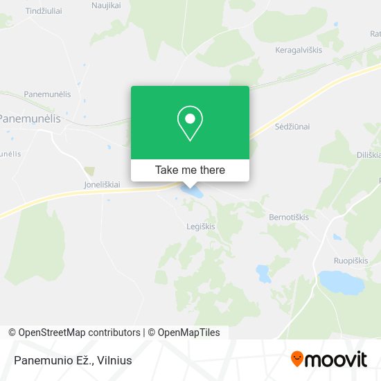 Карта Panemunio Ež.