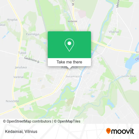 Карта Kėdainiai