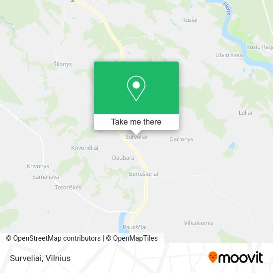 Карта Surveliai