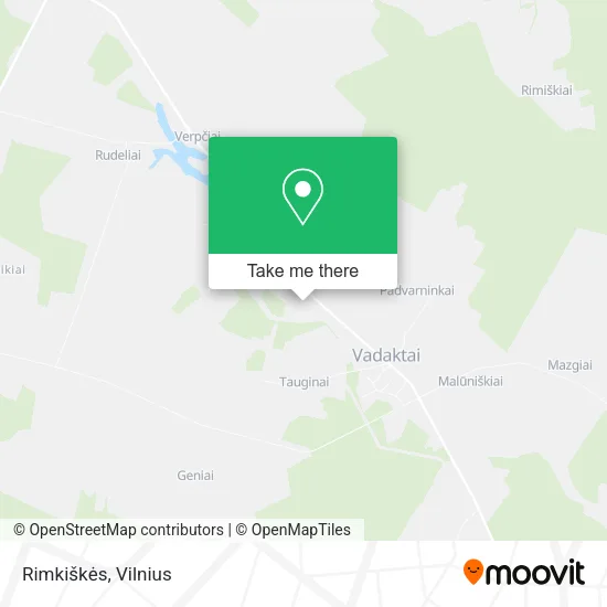 Карта Rimkiškės
