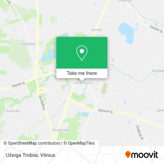 Карта Užeiga Trobiai