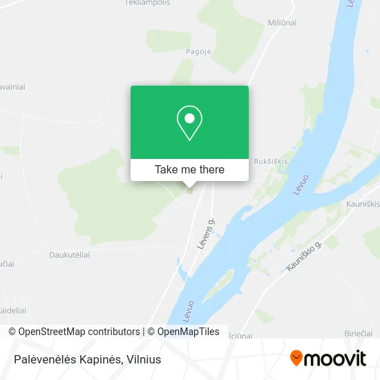 Карта Palėvenėlės Kapinės