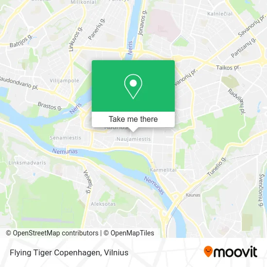 Карта Flying Tiger Copenhagen