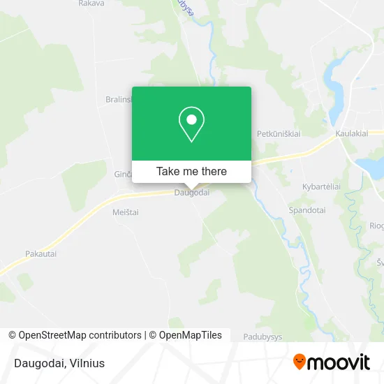 Карта Daugodai