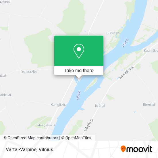 Карта Vartai-Varpinė