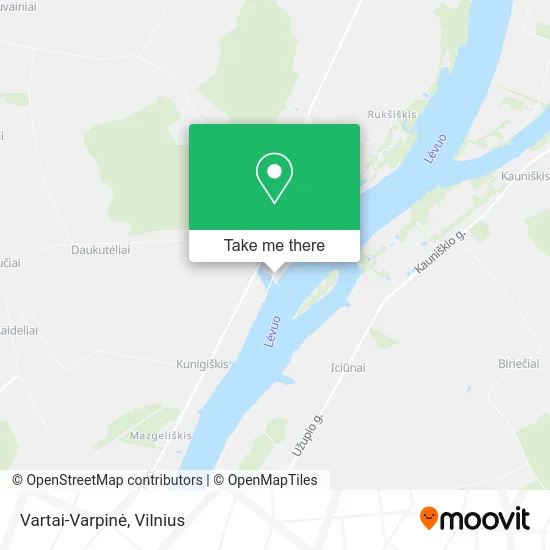 Карта Vartai-Varpinė