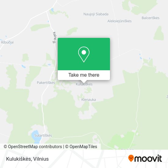 Карта Kulukiškės