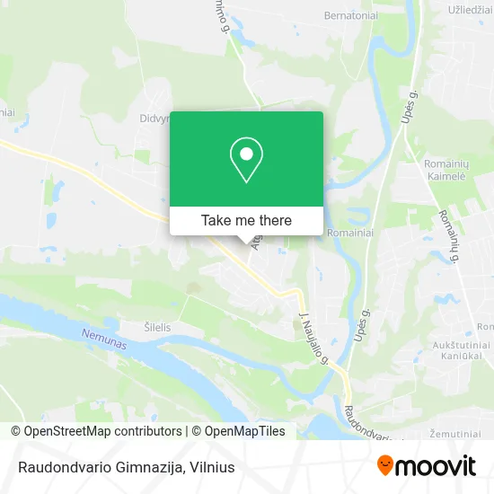 Raudondvario Gimnazija map