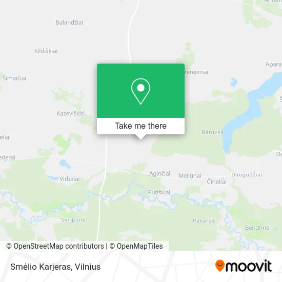 Карта Smėlio Karjeras