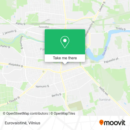 Карта Eurovaistinė