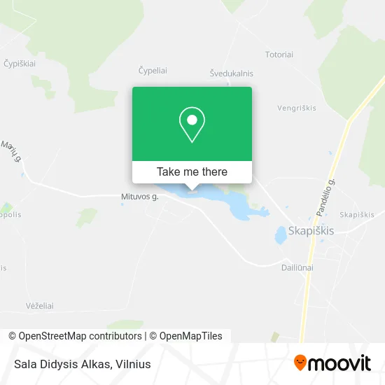 Карта Sala Didysis Alkas
