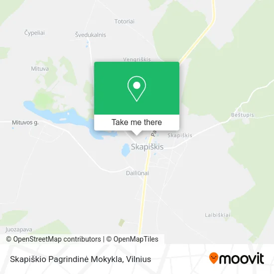 Карта Skapiškio Pagrindinė Mokykla