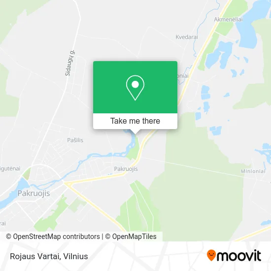 Карта Rojaus Vartai