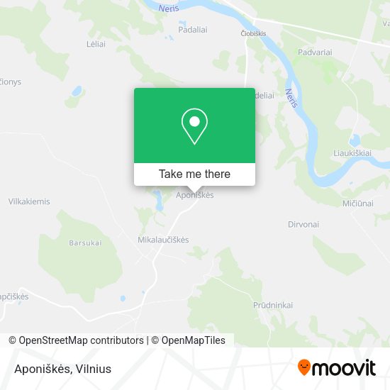 Карта Aponiškės
