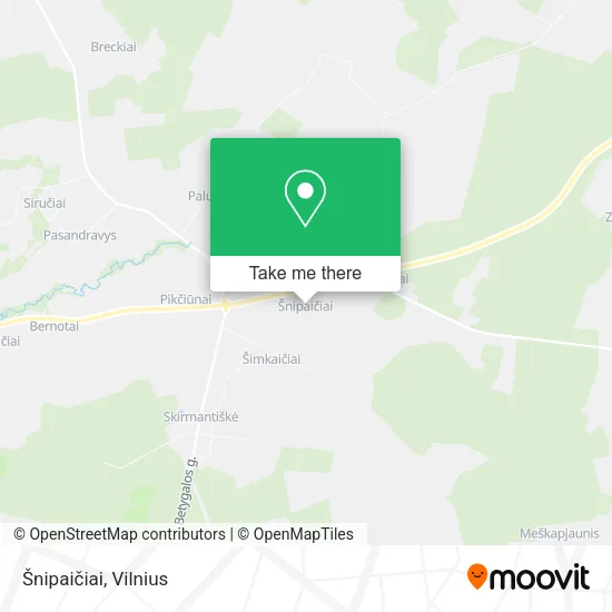 Карта Šnipaičiai